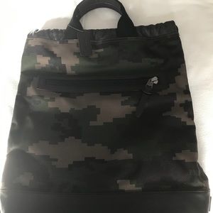 Coach Camo pattern backpack